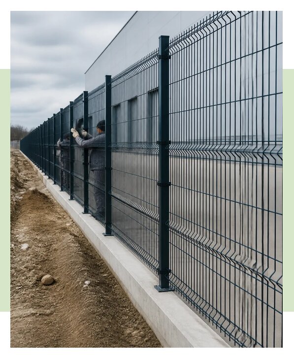 Панельные ограждения в Глазове по цене от 3265 р. | ЗаборЭксеперт-Глз